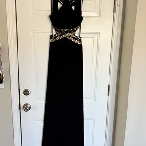 Elegant Black Evening Gown